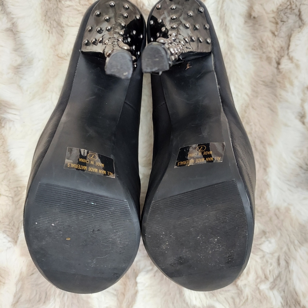 FRH Platform Peep Toe Pumps sz 7 - Picture 5 of 8